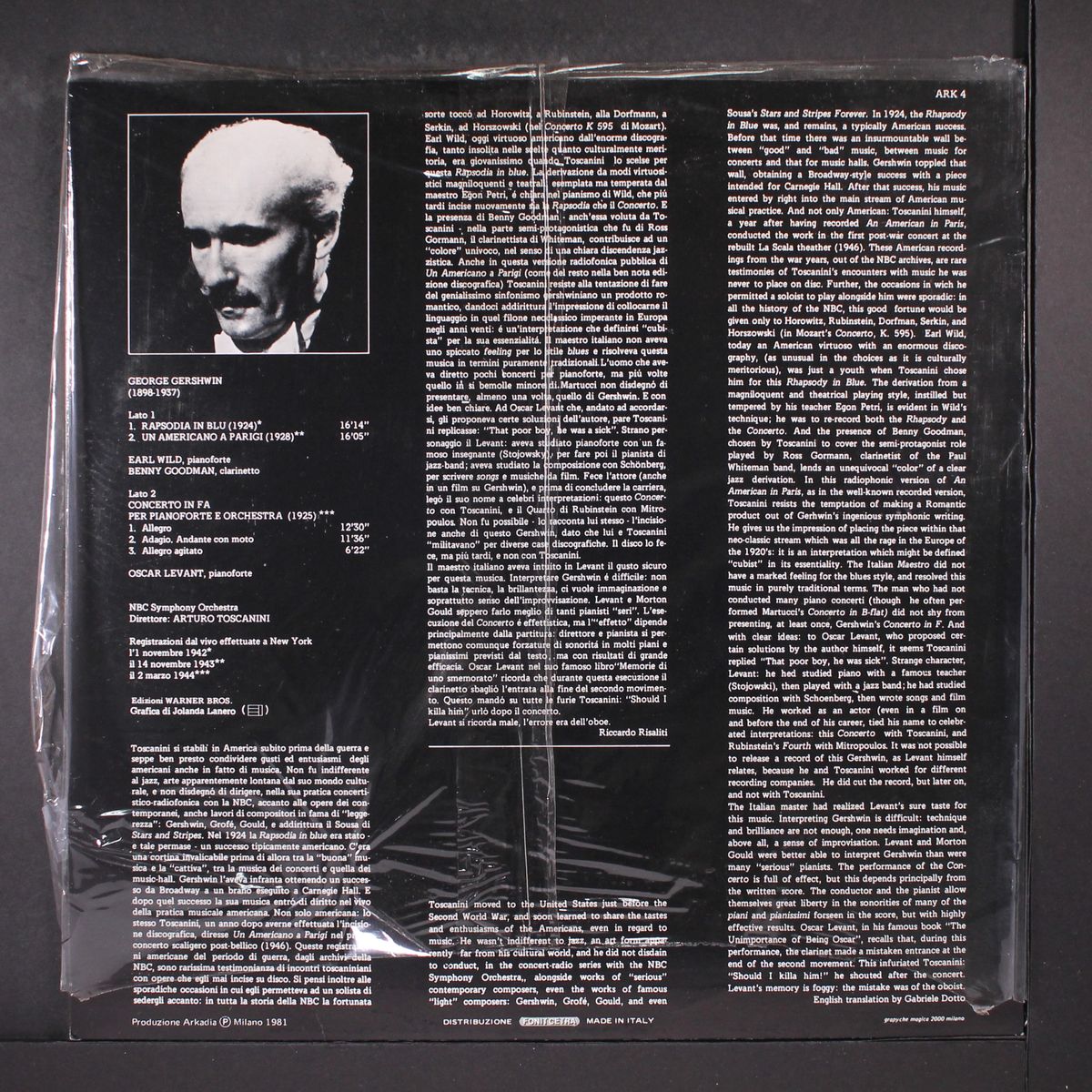 conducts gershwin by ARTURO TOSCANINI