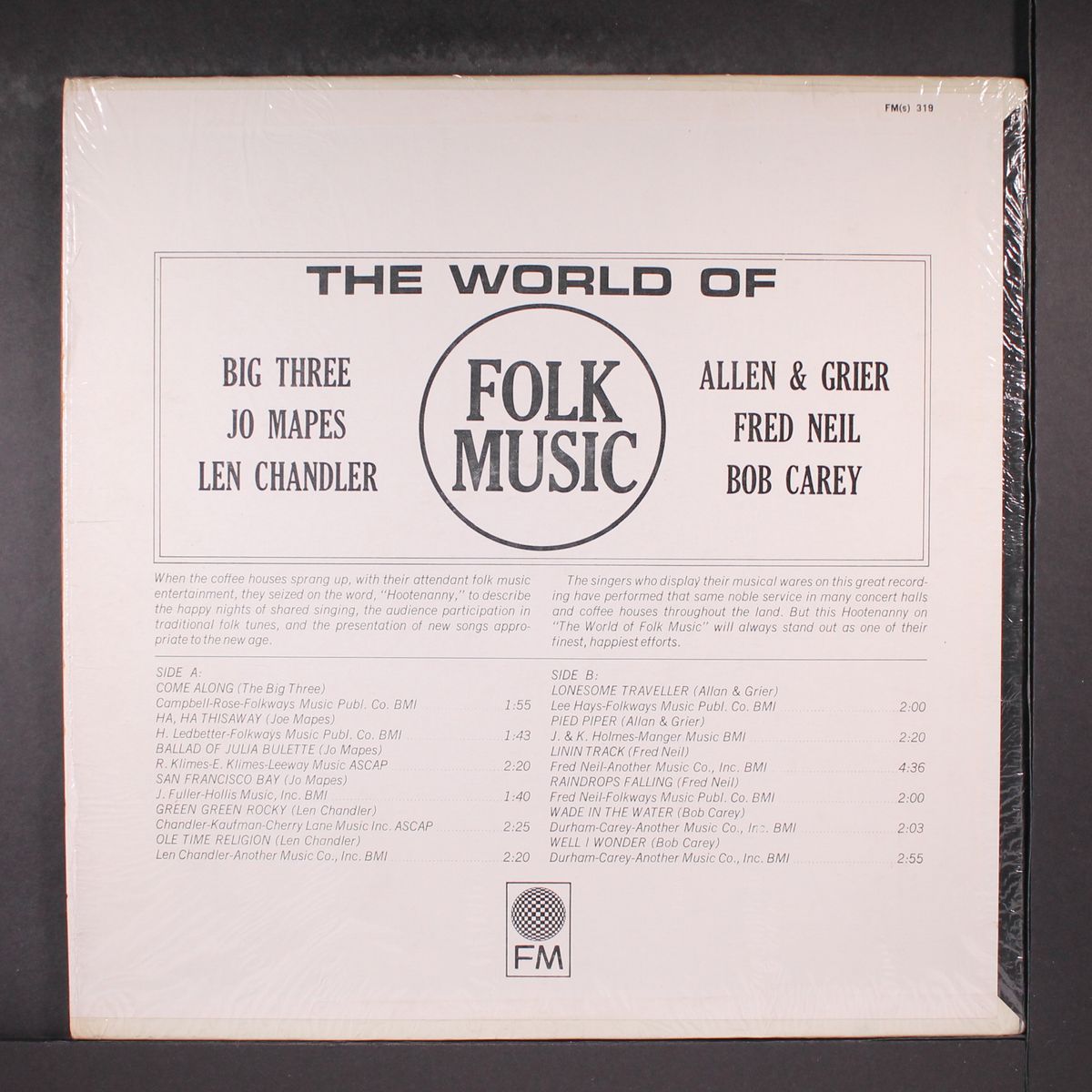 the world of folk music by VARIOUS