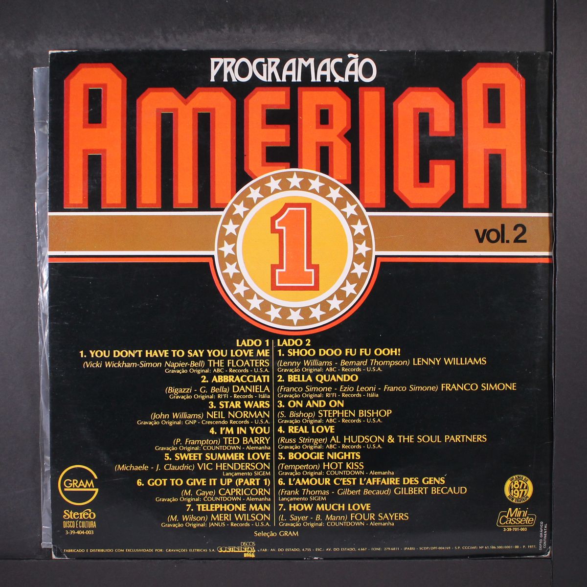 programacao america by VARIOUS