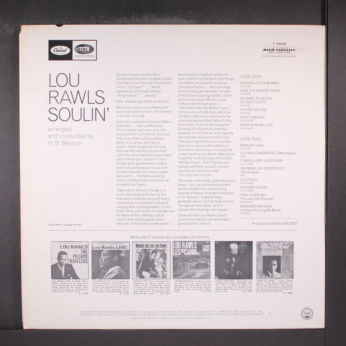 soulin' by LOU RAWLS