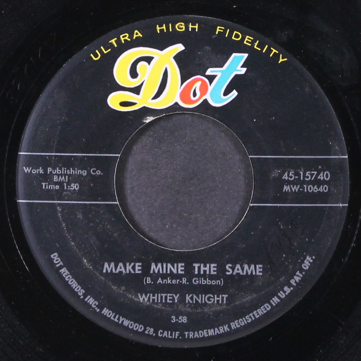 i cry like a baby / make mine the same by WHITEY KNIGHT