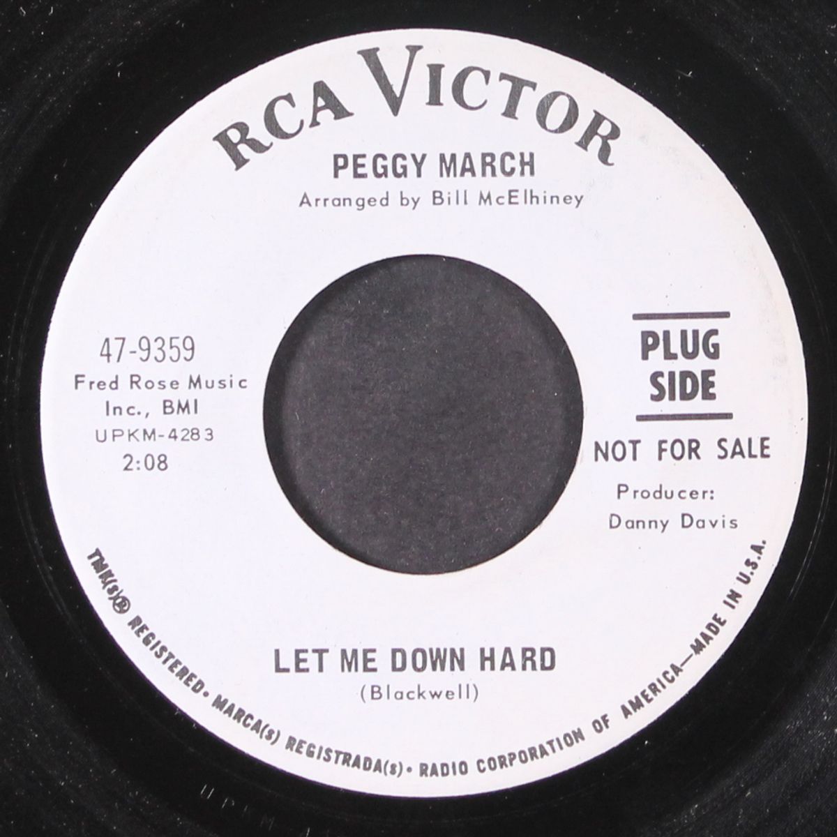 let me down hard by PEGGY MARCH