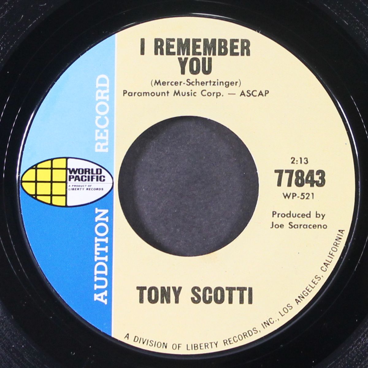 like someone in love / i remember you by TONY SCOTTI