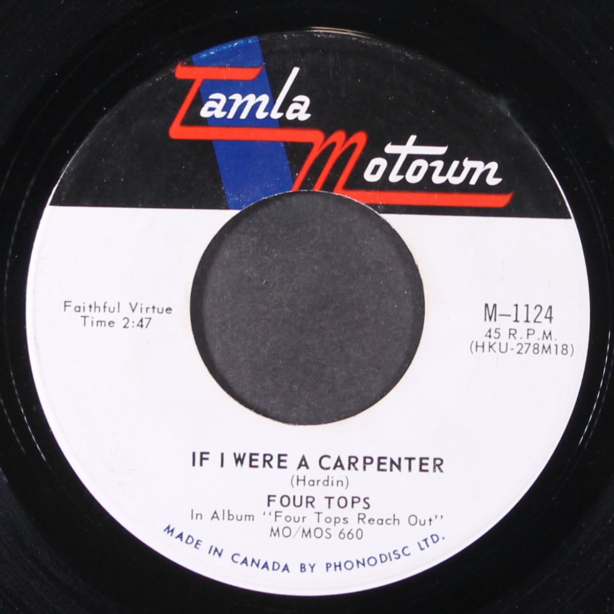 if i were a carpenter / wonderful baby by FOUR TOPS