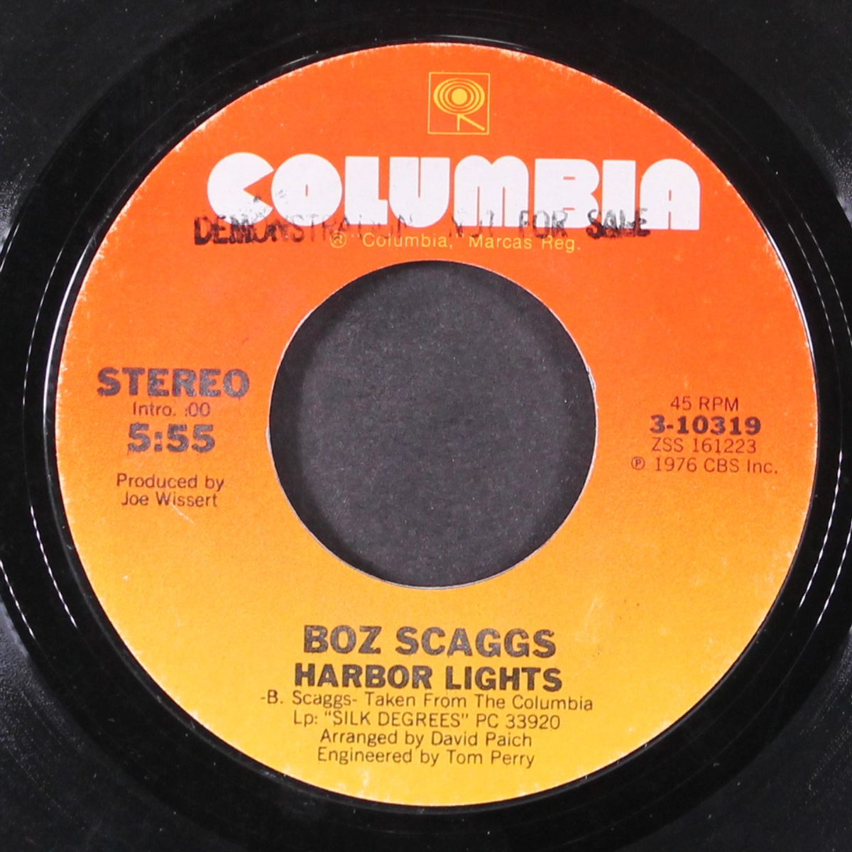 it's over / harbor lights by BOZ SCAGGS