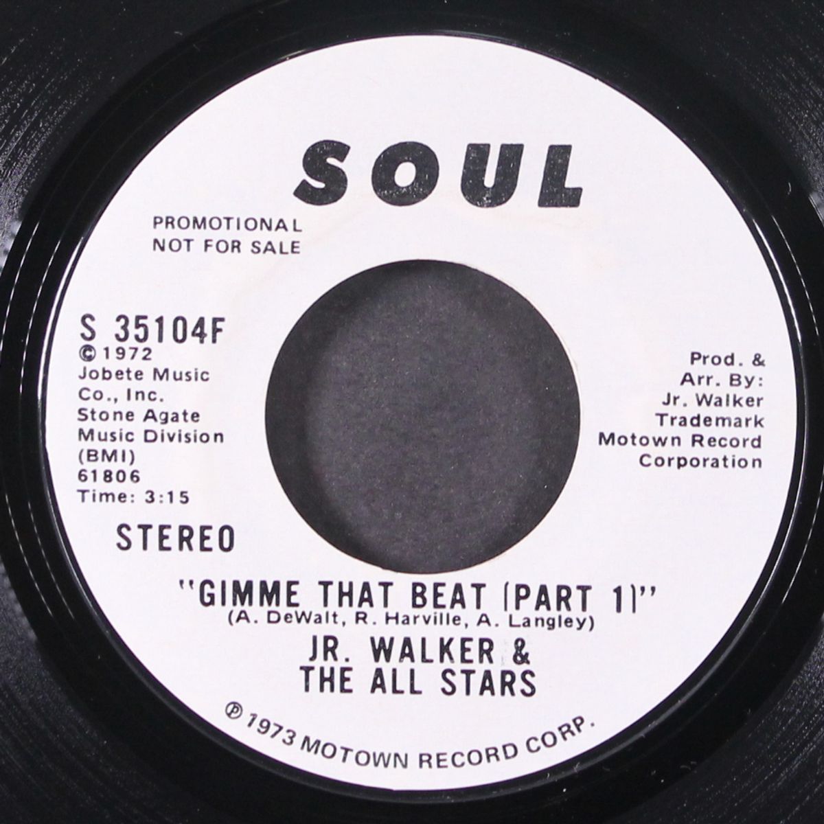 gimme that beat by JR. WALKER