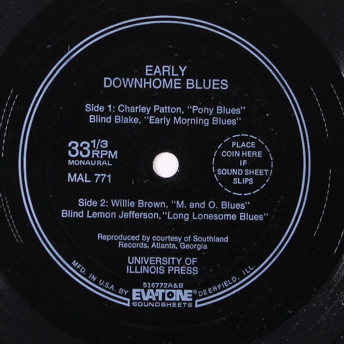 early downhome blues by VARIOUS