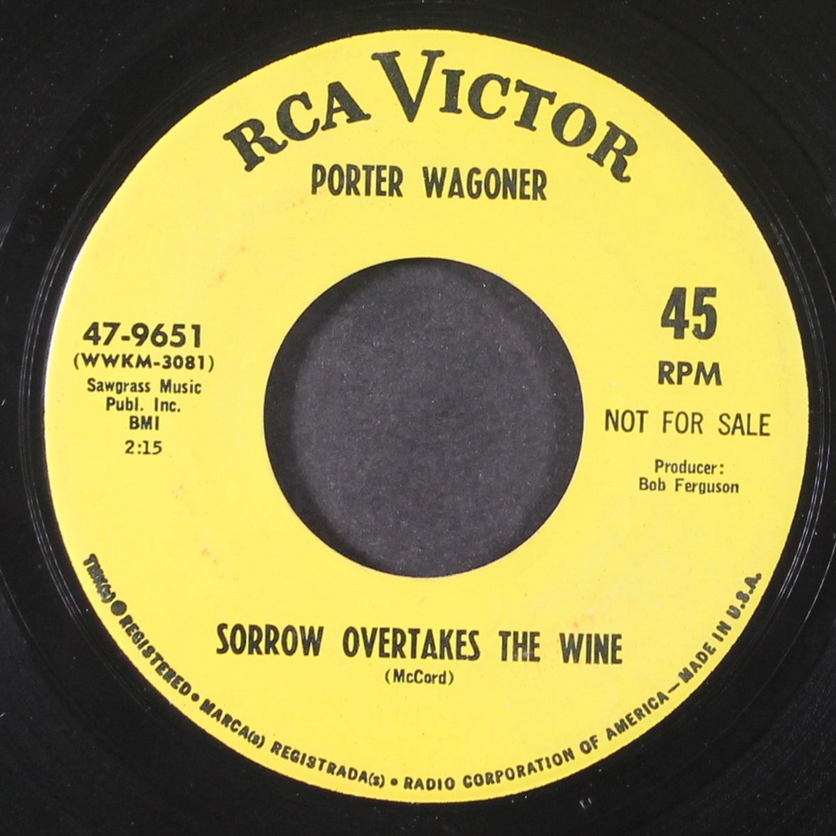 the carroll county accident / sorrow overtakes the wine by PORTER WAGONER