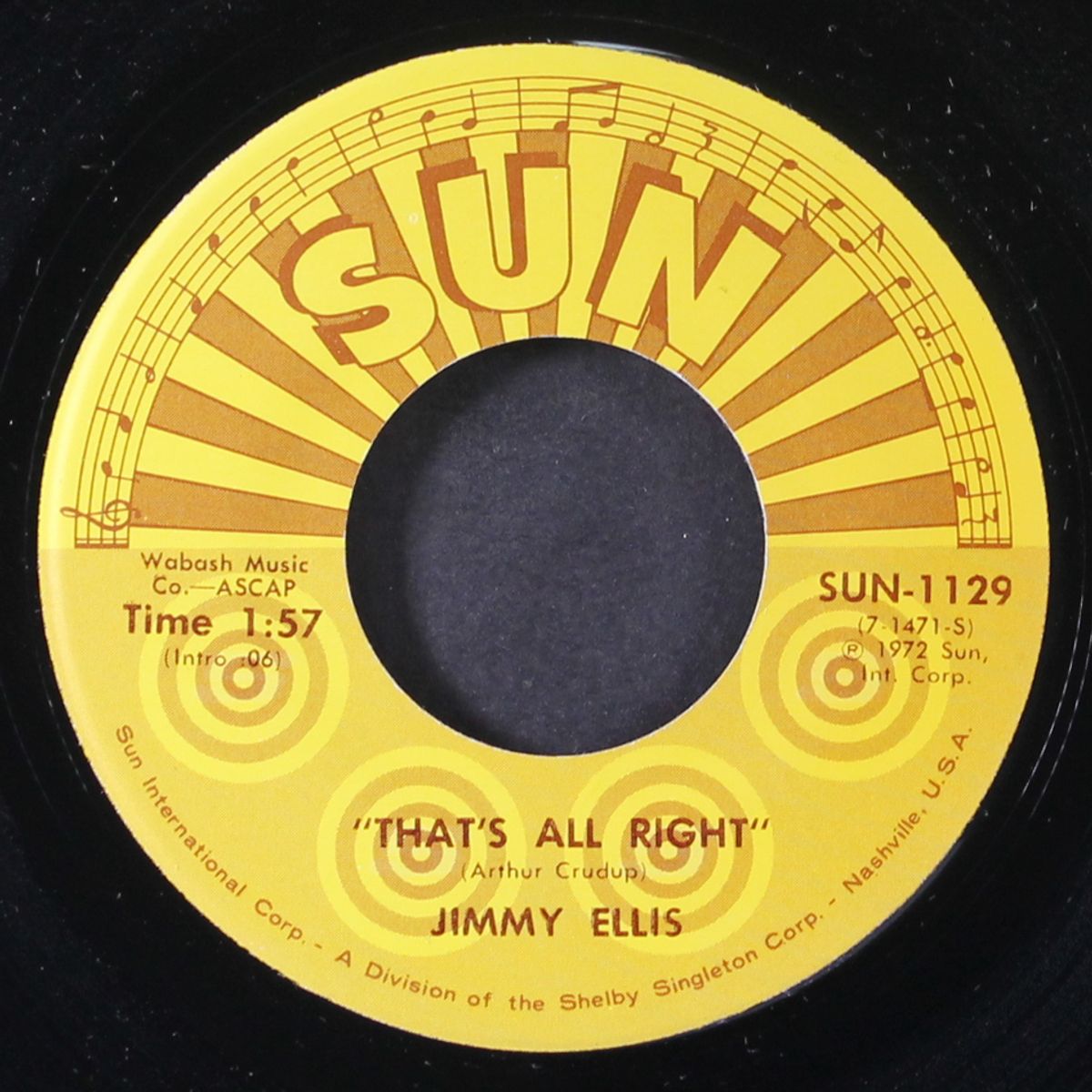 that's all right / blue moon of kentucky by JIMMY ELLIS
