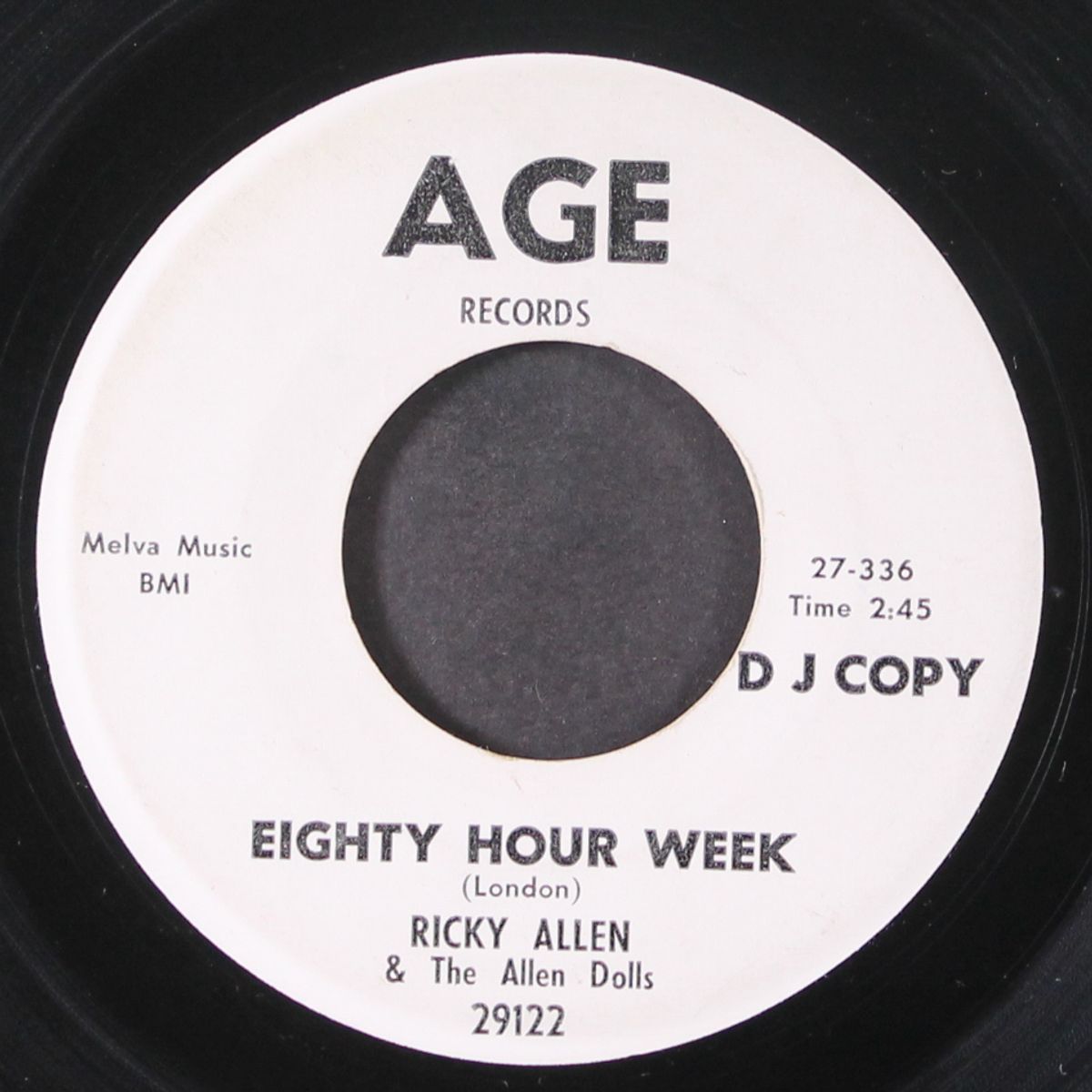 eighty hour week / can i come back home by RICKY ALLEN