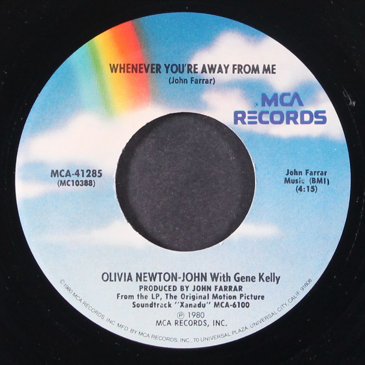xanadu / whenever you're away from me by OLIVIA NEWTON-JOHN