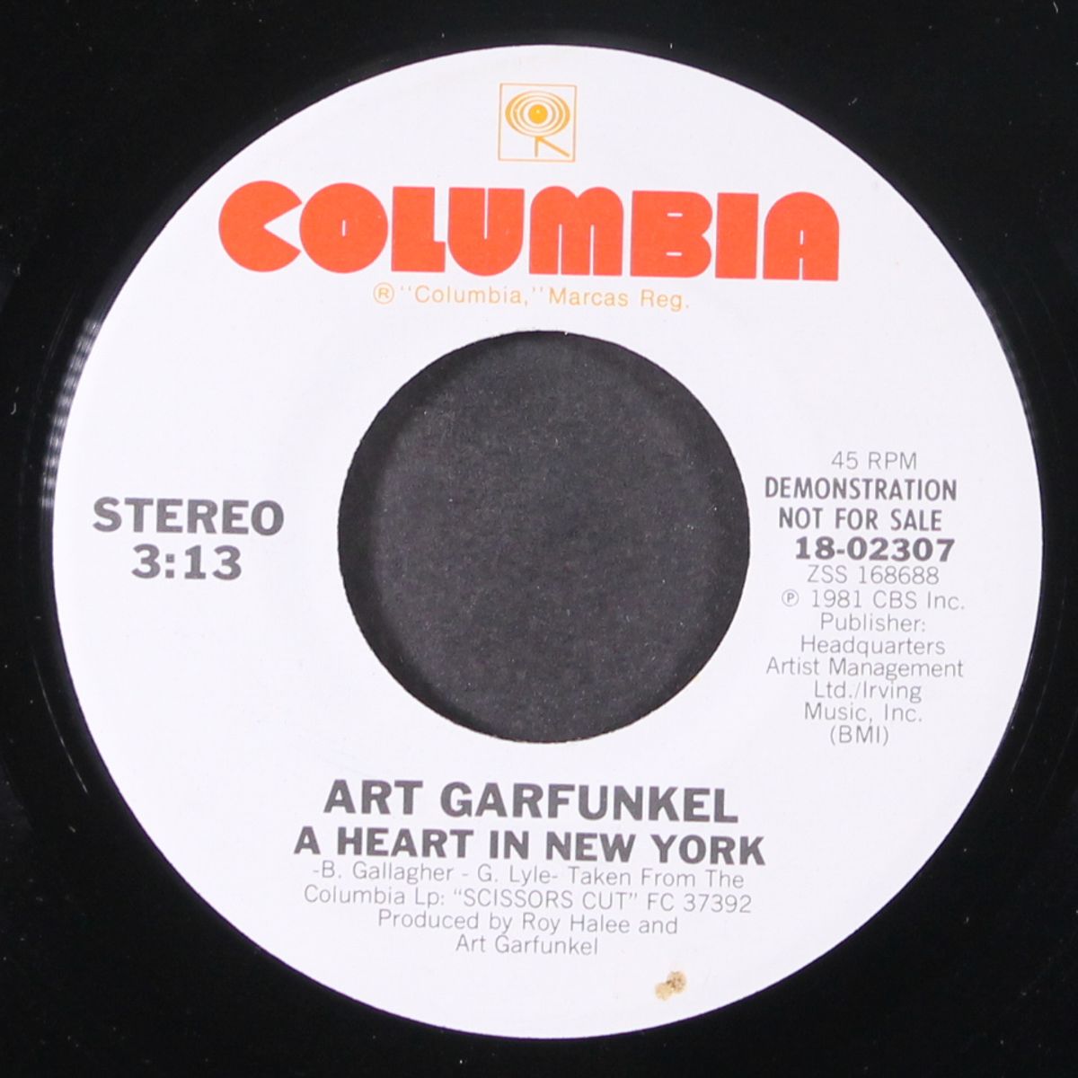 a heart in new york / same by ART GARFUNKEL