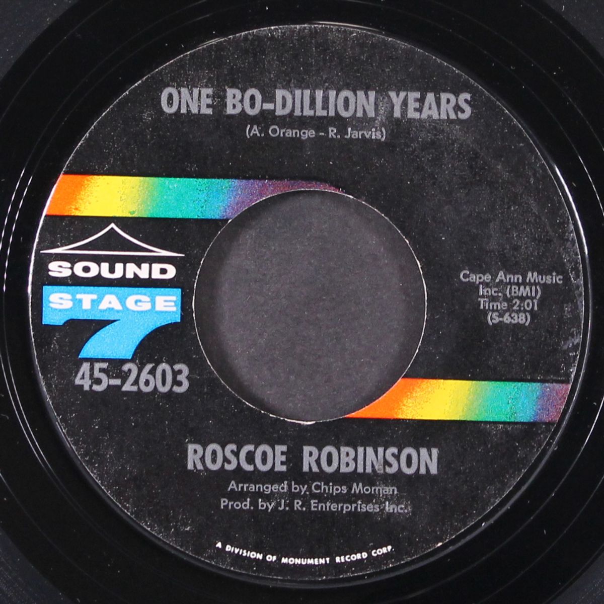 one bo-dillion years / let me know by ROSCOE ROBINSON