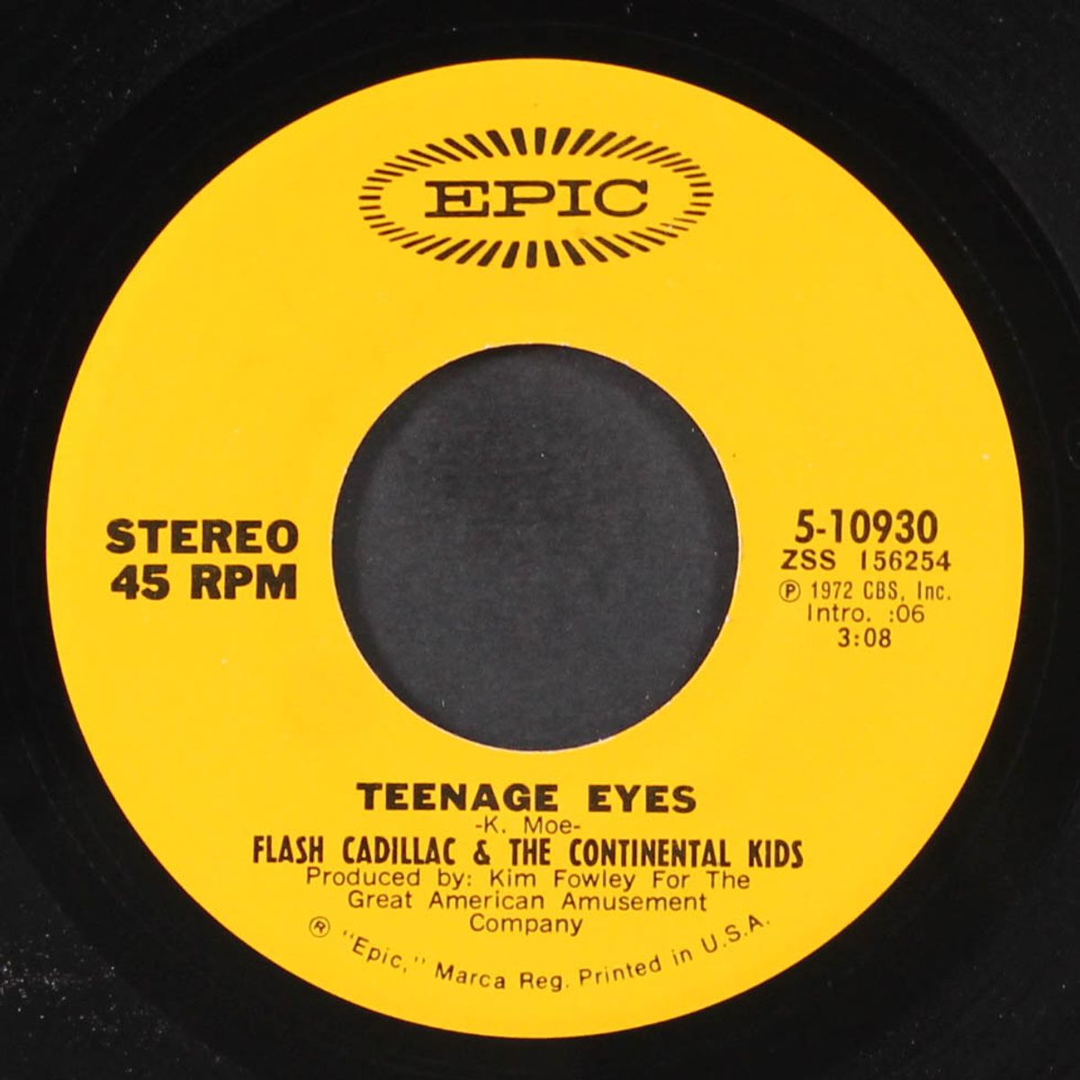 muleskinner blues / teenage eyes by FLASH CADILLAC & CONTINENTAL KIDS