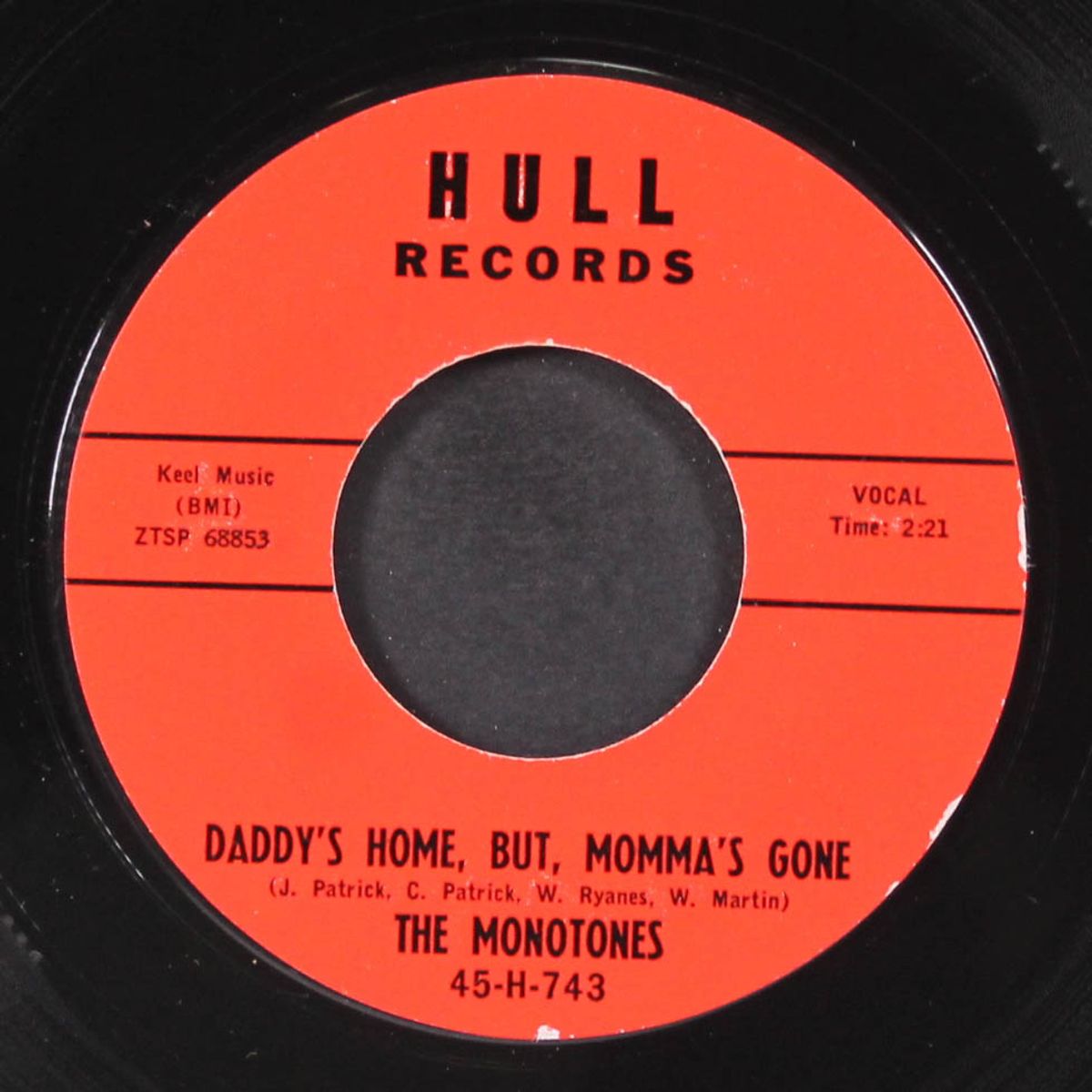 daddy's home, but, momma's gone / tattle tale by MONOTONES