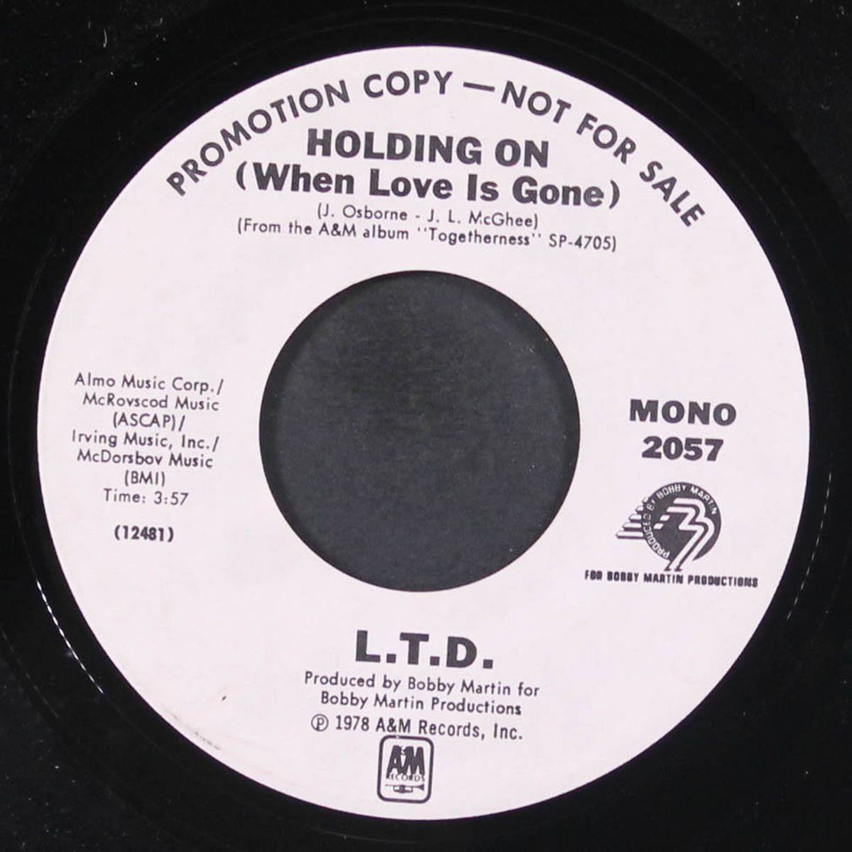 holding on / mono by L.T.D.