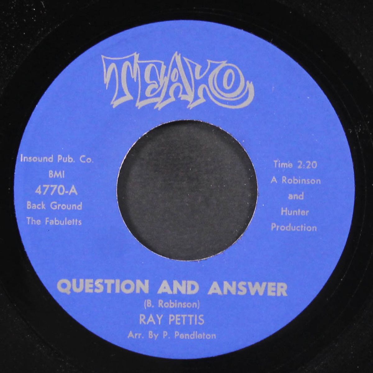 question and answer / if i found love by RAY PETTIS