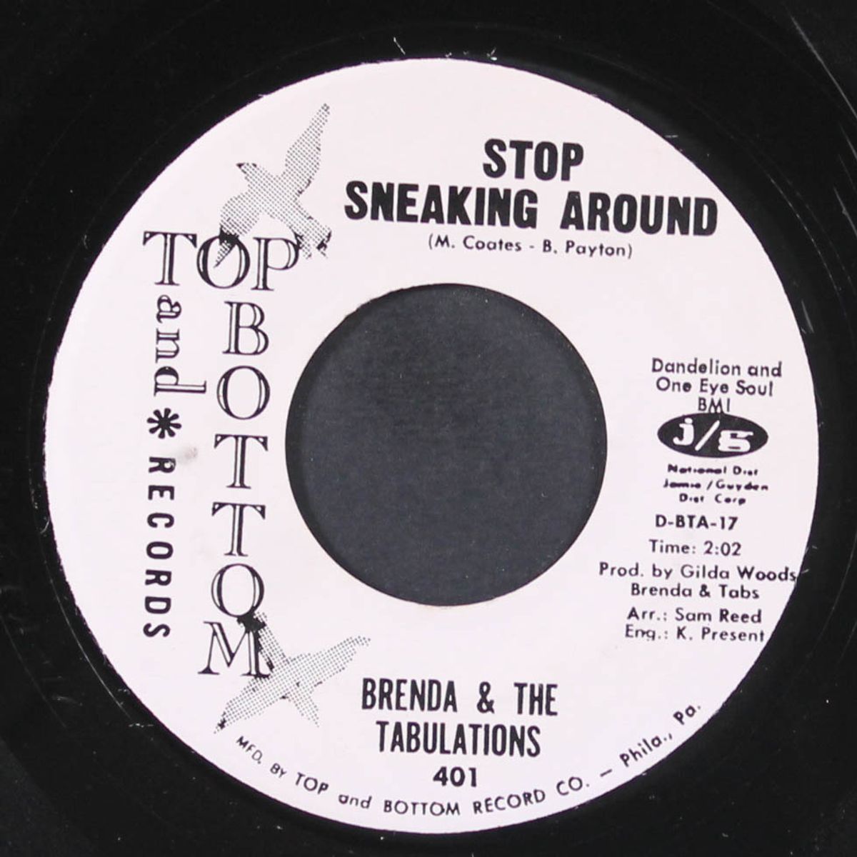 the touch of you / stop sneaking around by BRENDA & TABULATIONS