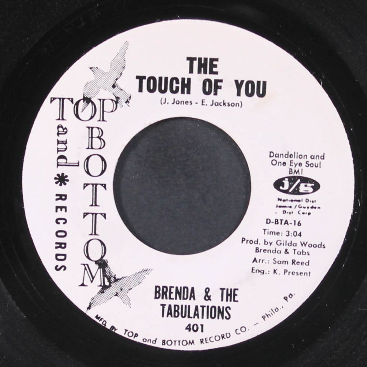 the touch of you / stop sneaking around by BRENDA & TABULATIONS