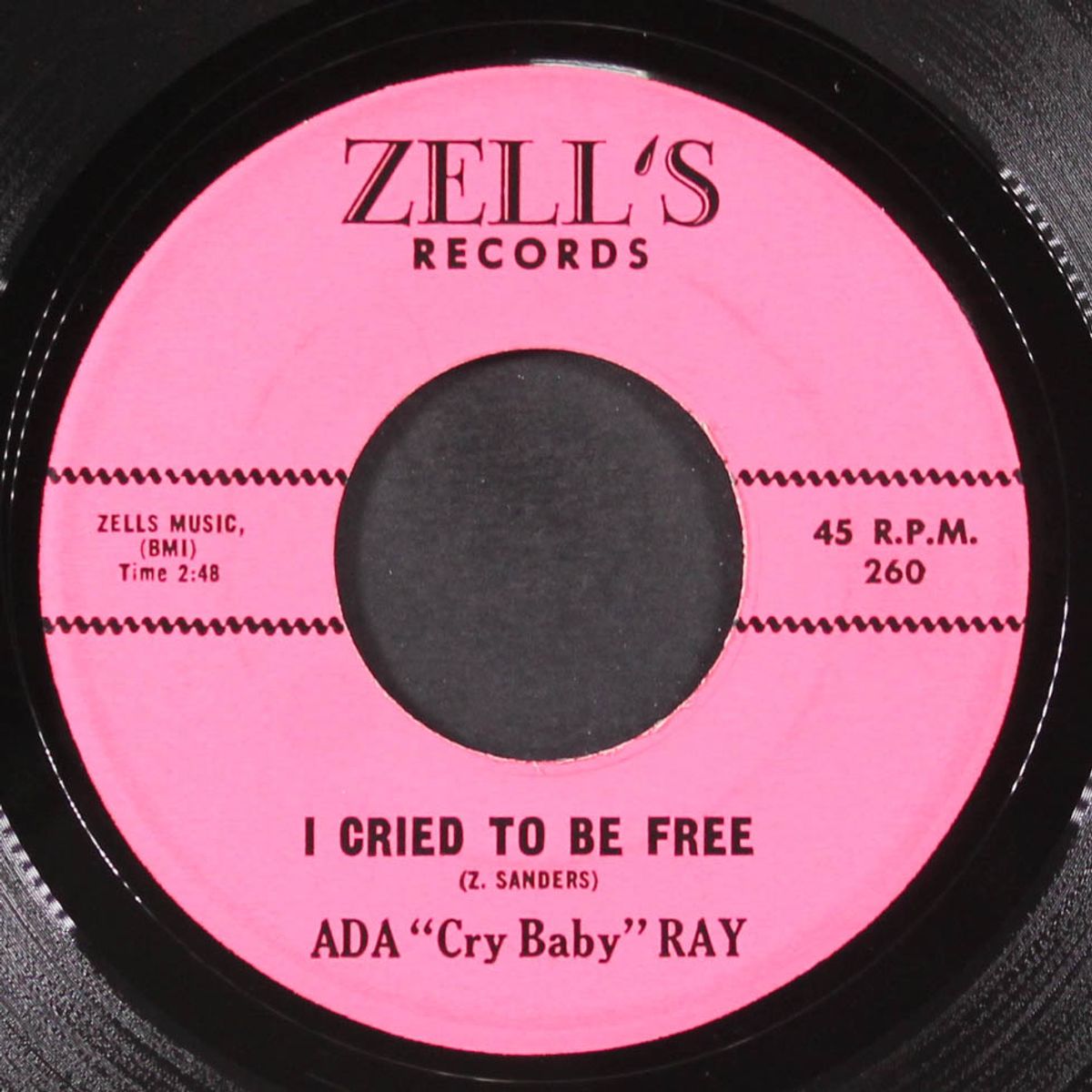 i cried to be free / oh come back baby by ADA 'CRY BABY' RAY