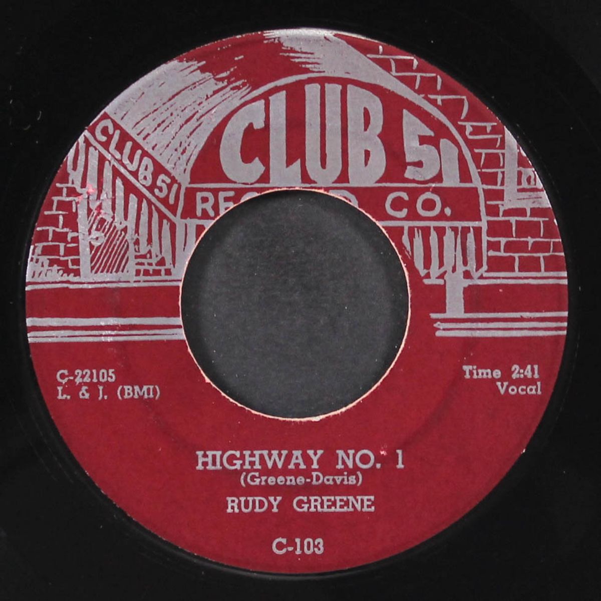 highway no. 1 / you mean everything to me by RUDY GREENE