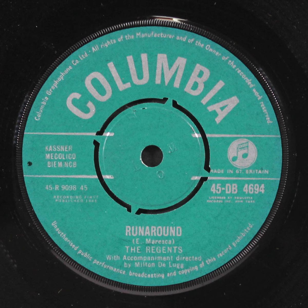 runaround / laura my darling by REGENTS