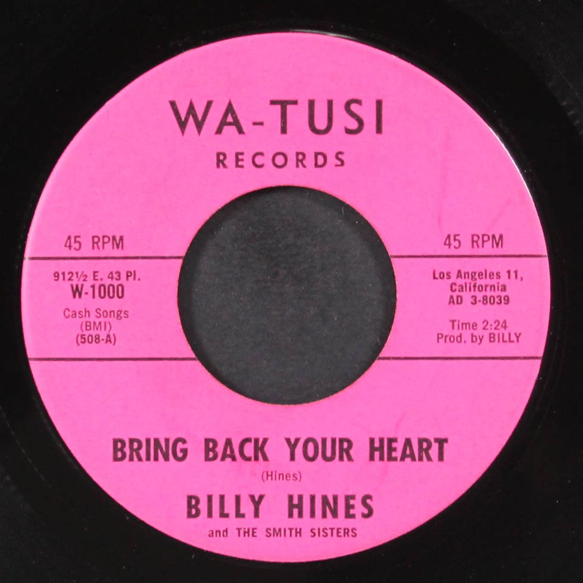 ling ting tong / bring back your heart by BILLY HINES