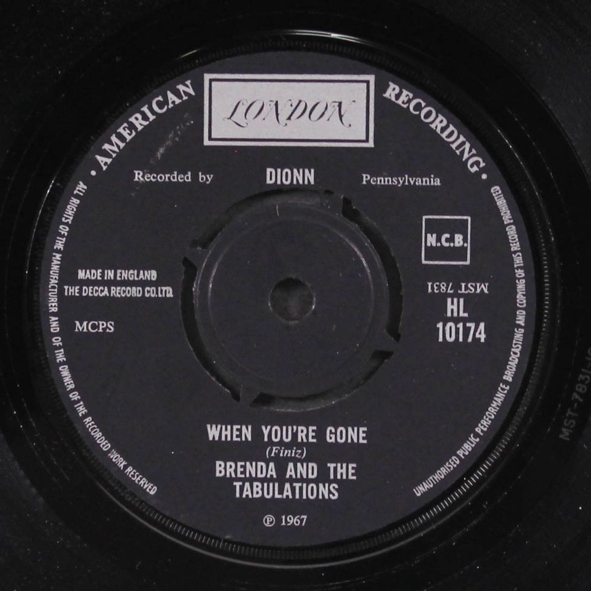 hey boy / when you're gone by BRENDA & TABULATIONS
