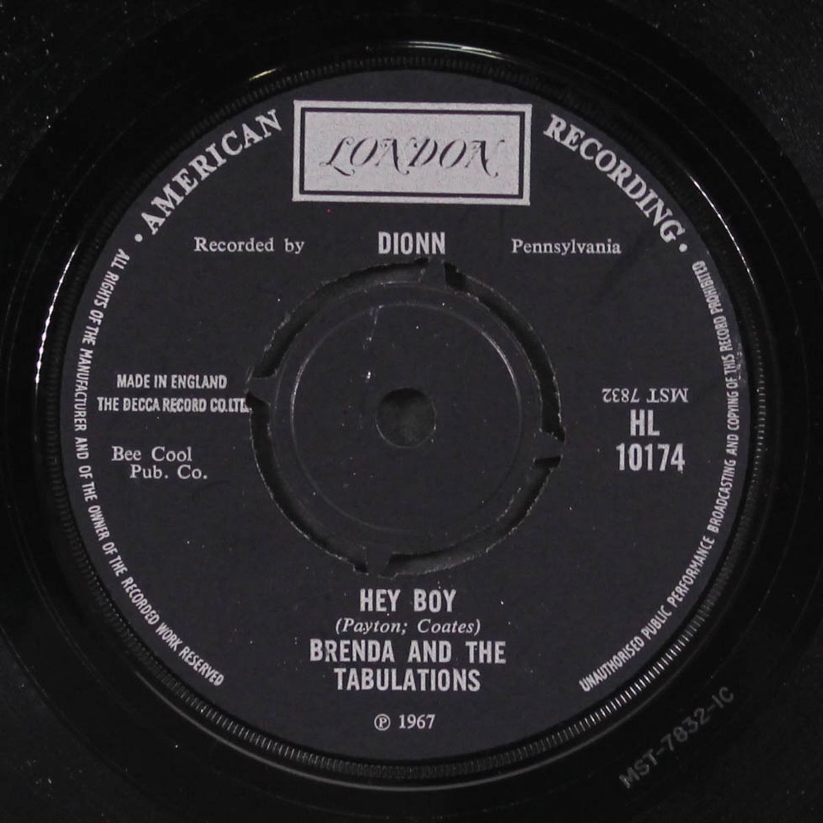 hey boy / when you're gone by BRENDA & TABULATIONS