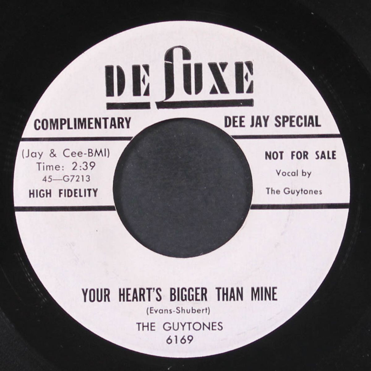 tell me how was i to know / your heart's bigger than mine by GUYTONES