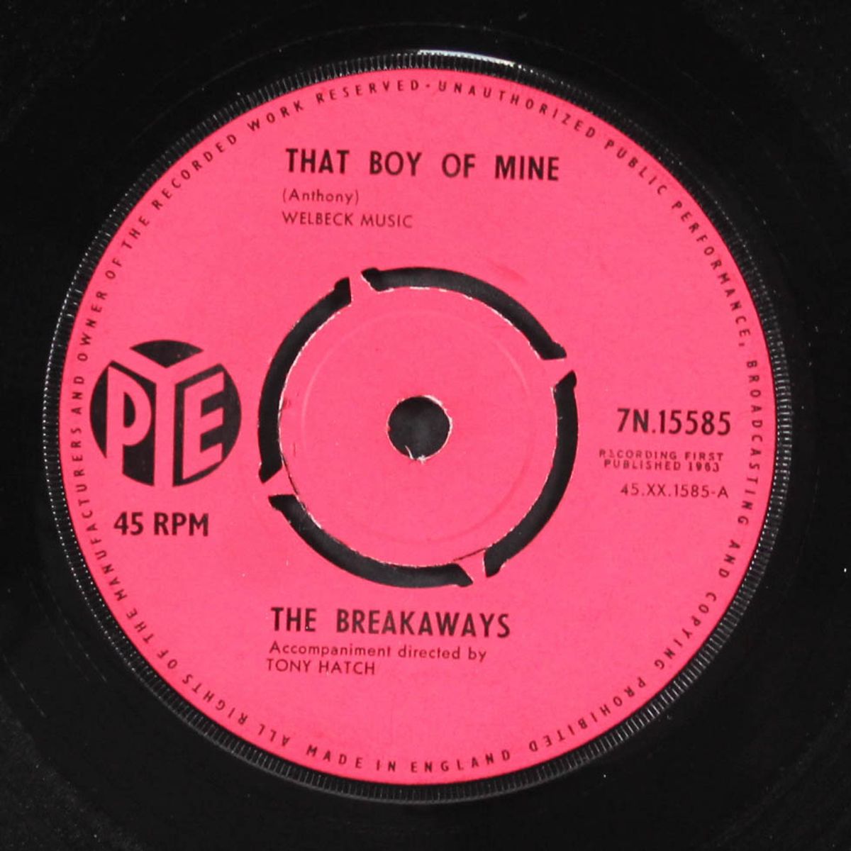 that boy of mine / here she comes by BREAKAWAYS