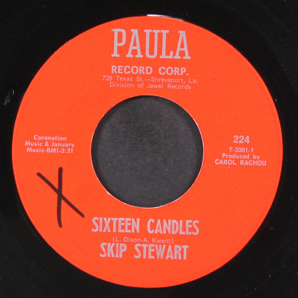 sixteen candles / sweet little rock & roller by SKIP STEWART