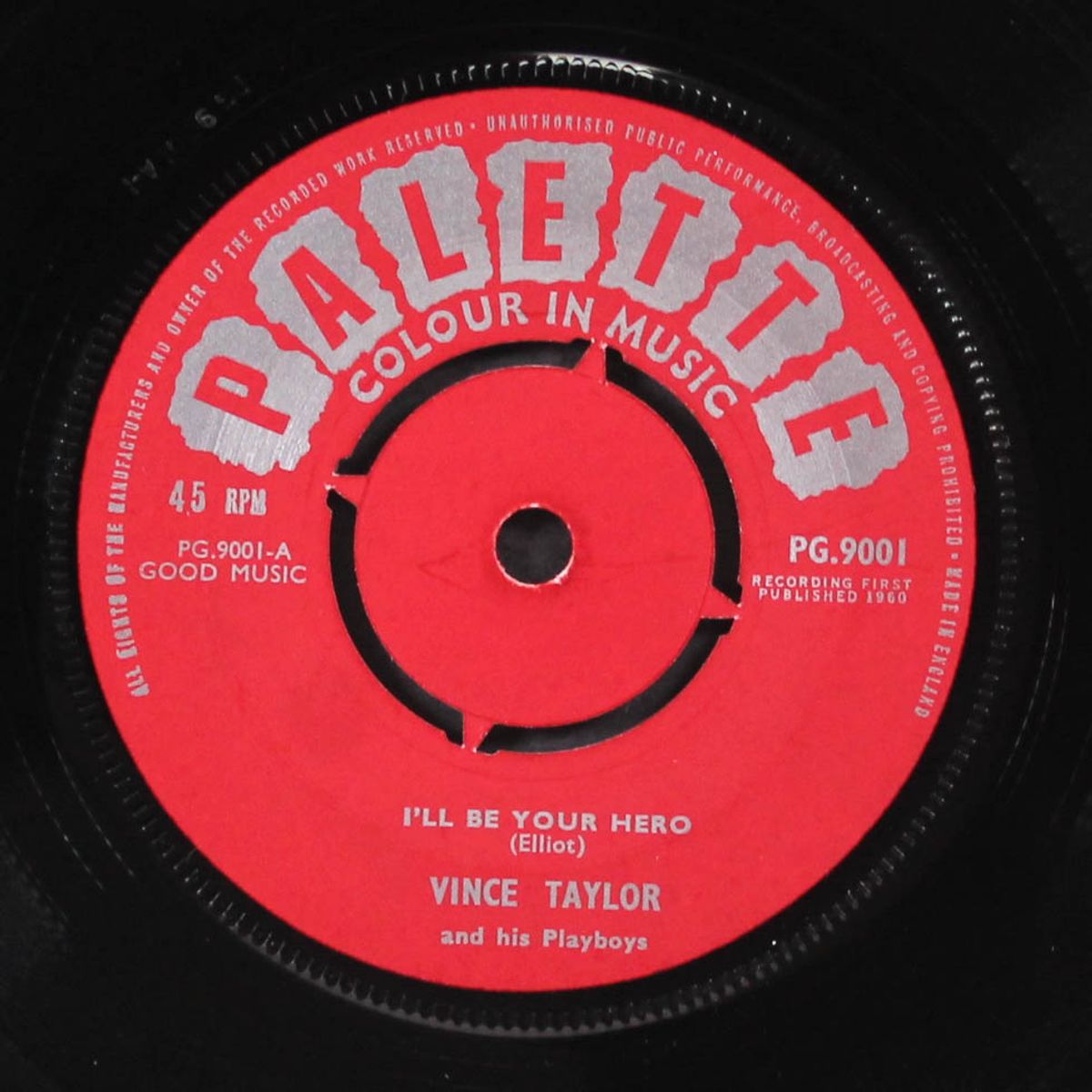 jet black machine / i'll be your hero by VINCE TAYLOR