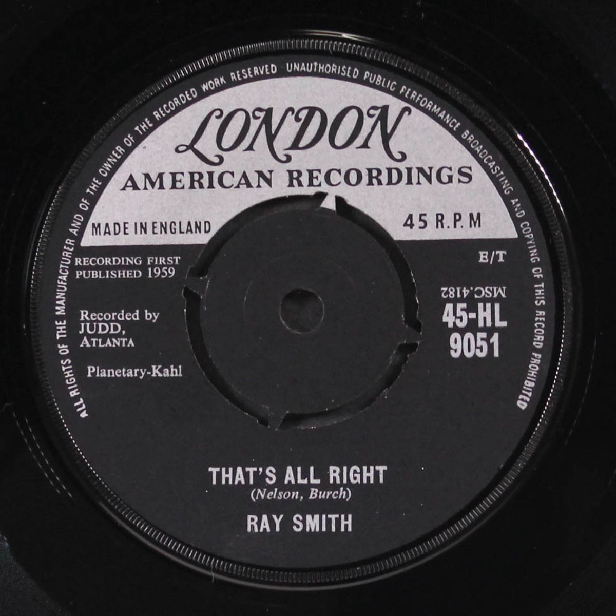 rockin' little angel / that's all right by RAY SMITH