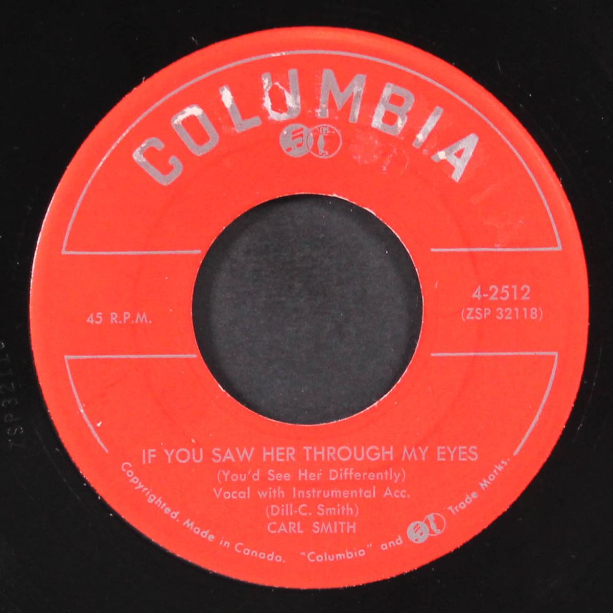go, boy go / if you saw her through my eyes by CARL SMITH