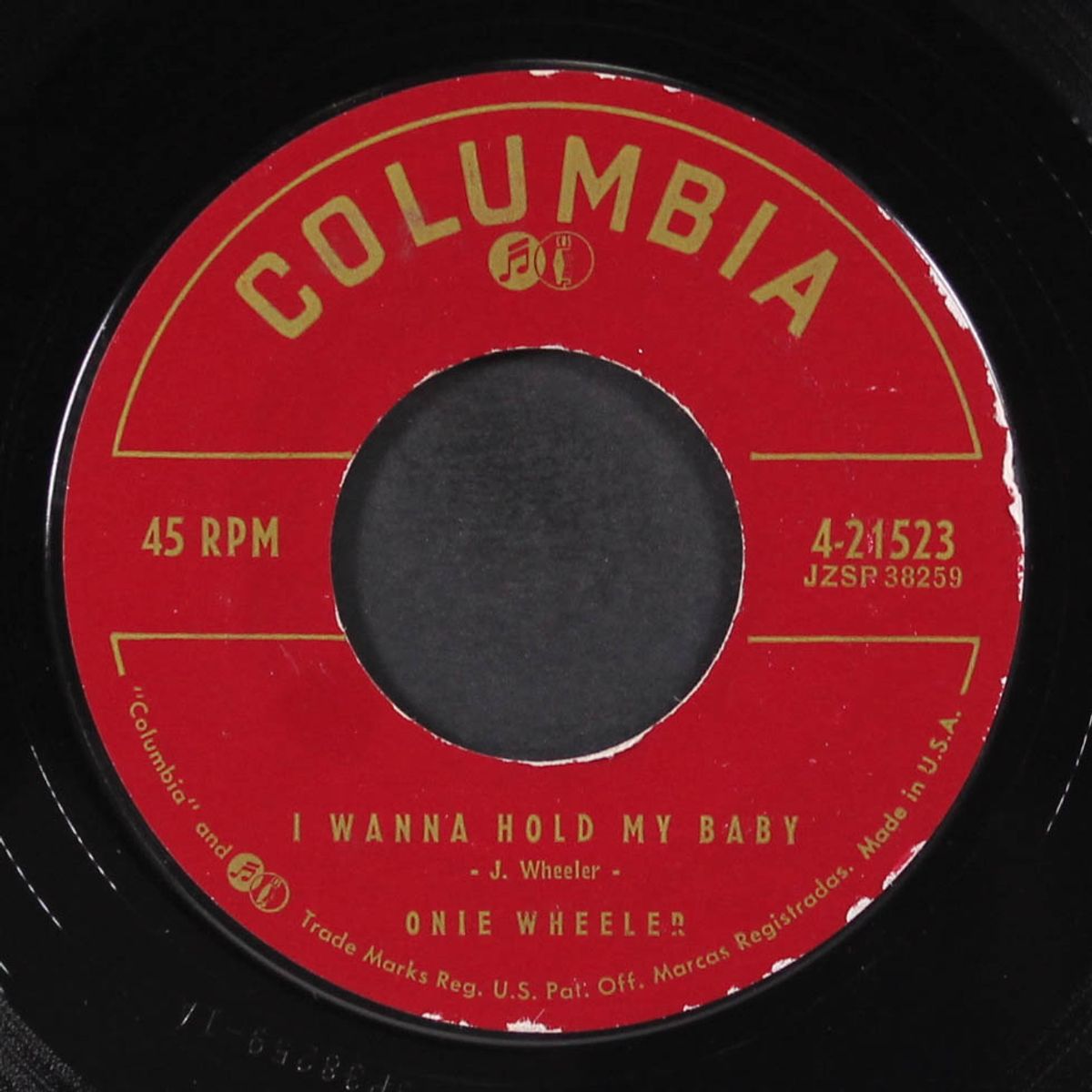 onie's bop / i wanna hold my baby by ONIE WHEELER