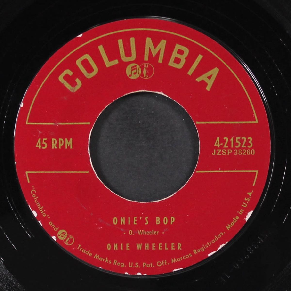 onie's bop / i wanna hold my baby by ONIE WHEELER