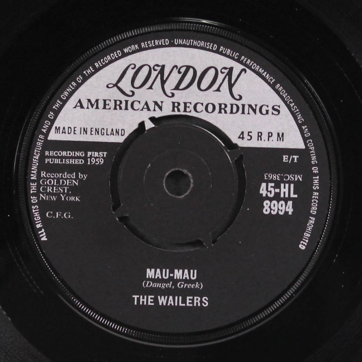 dirty robber / mau-mau by WAILERS