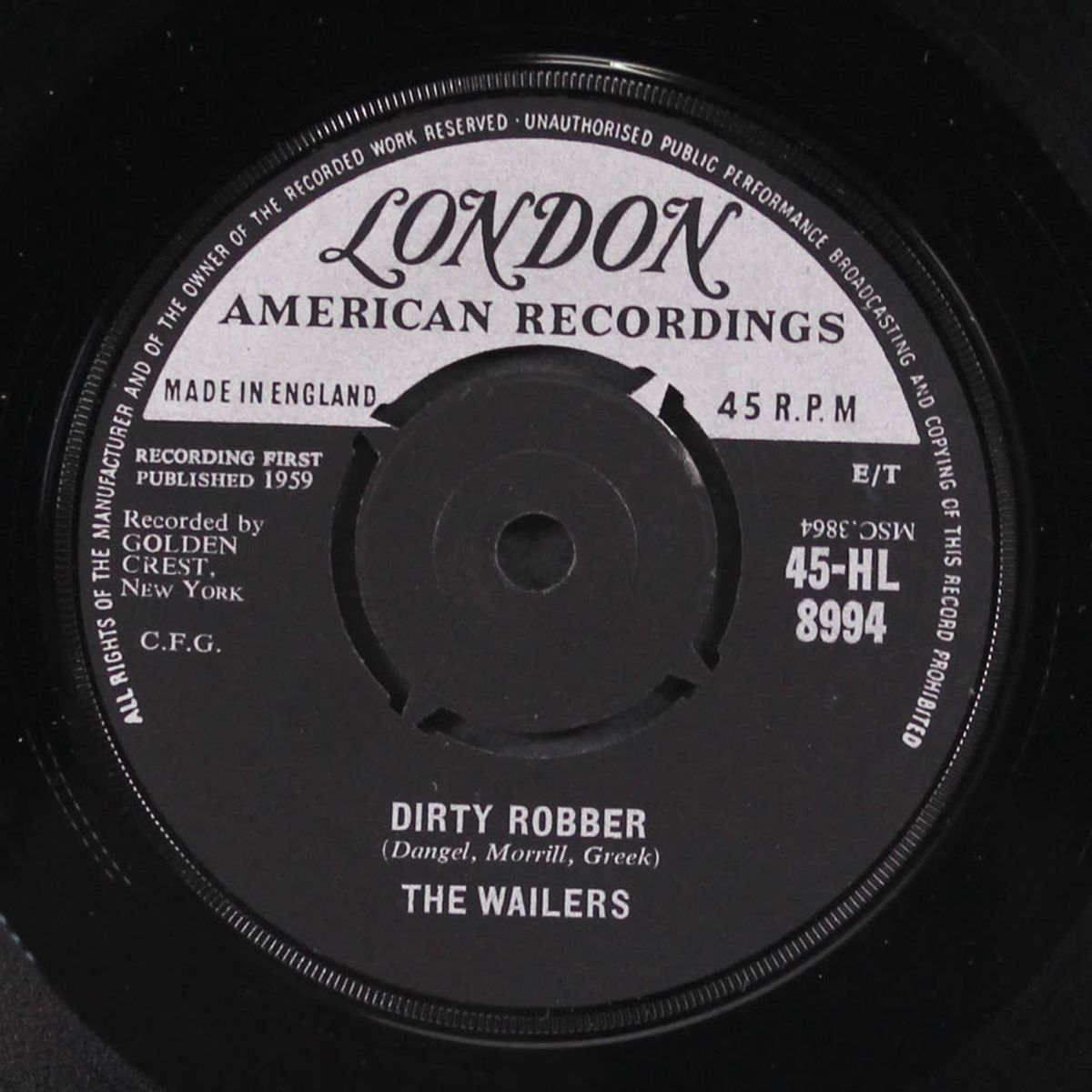 dirty robber / mau-mau by WAILERS