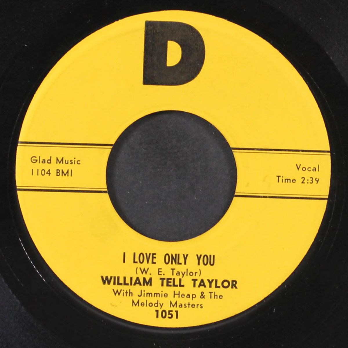 i like it / i love only yoiu by WILLIAM TELL TAYLOR