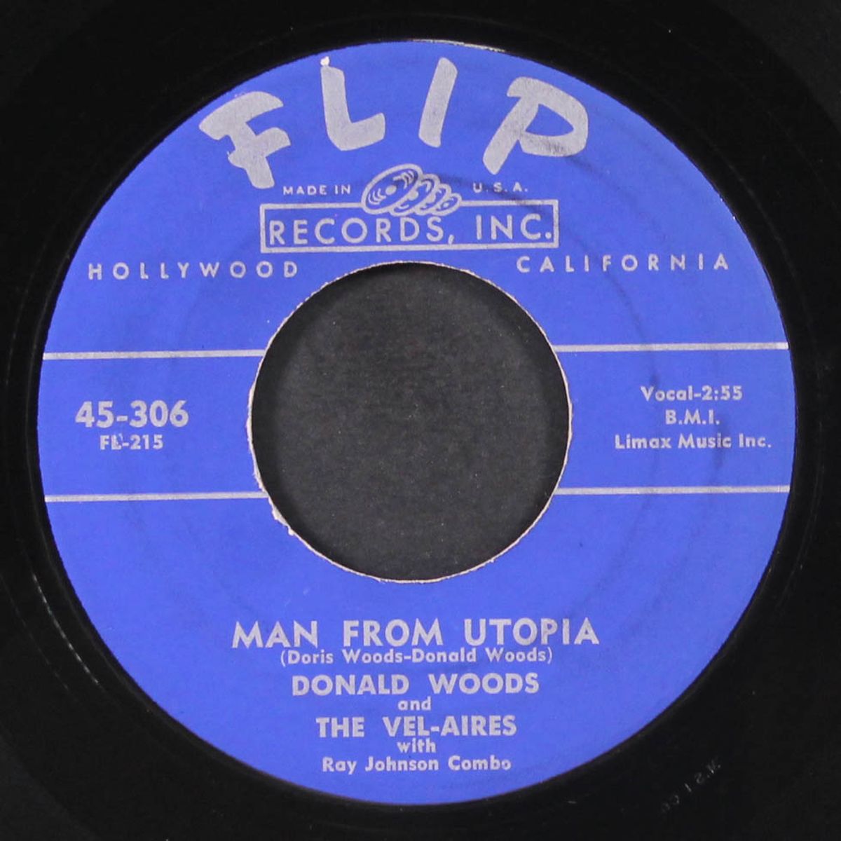 death of an angel / man from utopia by DONALD WOODS & VEL-AIRES