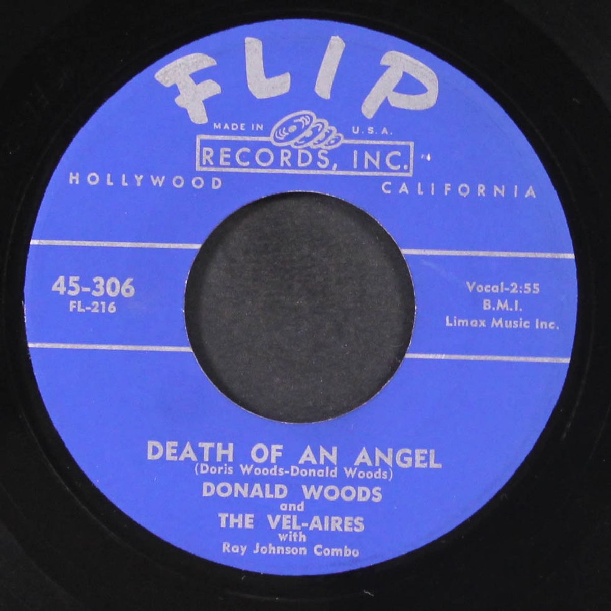 death of an angel / man from utopia by DONALD WOODS & VEL-AIRES