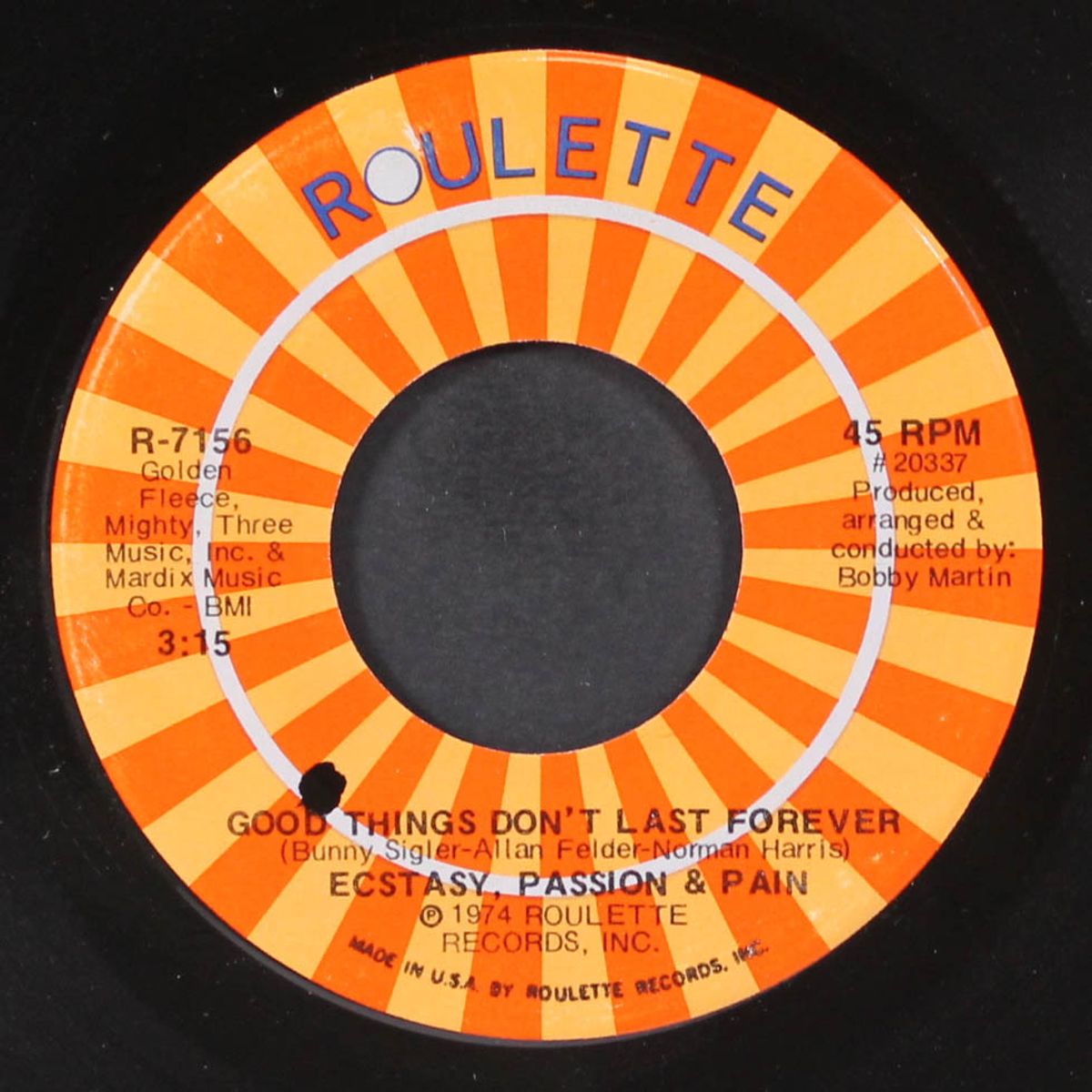 good things don't last forever / born to lose you by ECSTASY, PASSION & PAIN