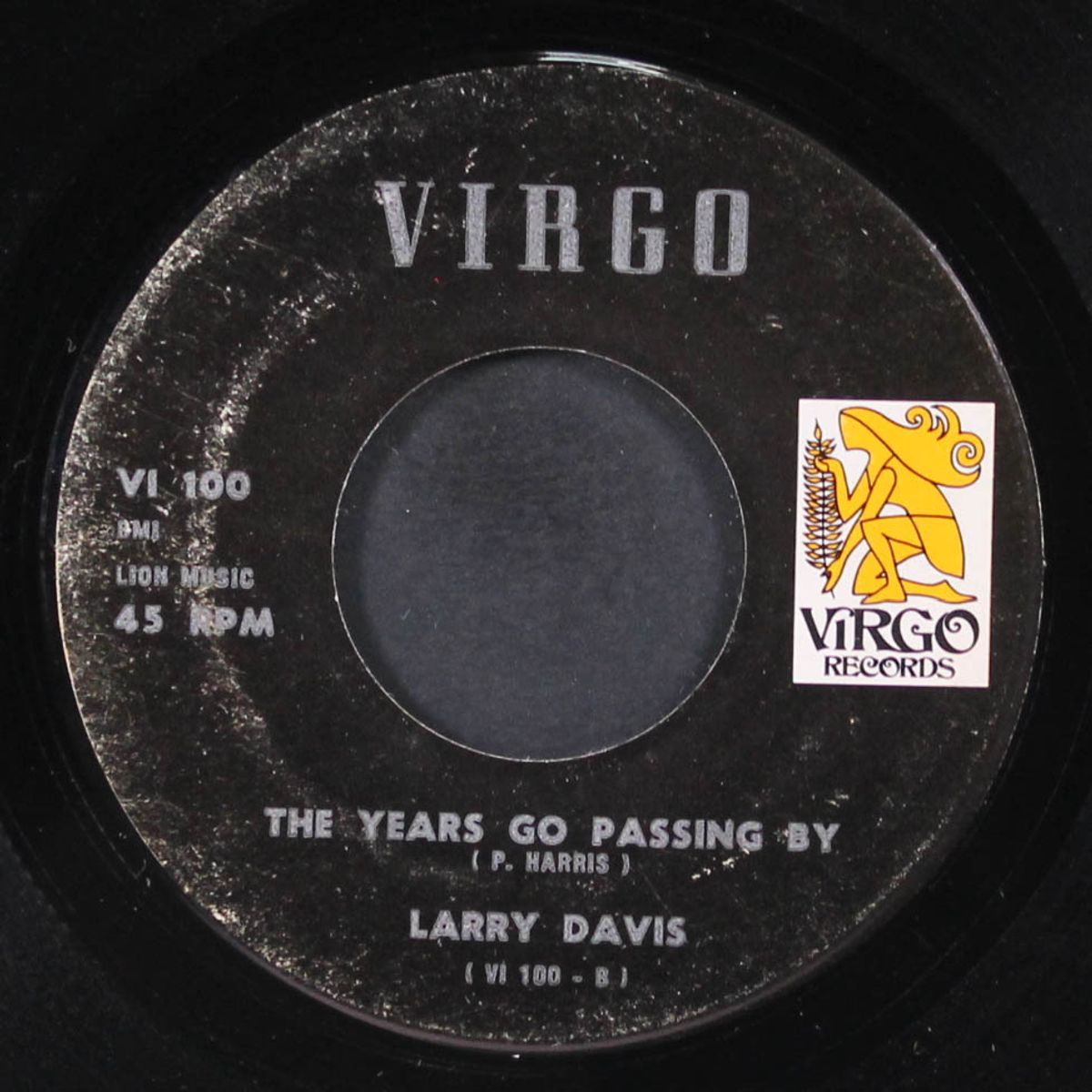 the years go passing by / whole world down on you by LARRY DAVIS