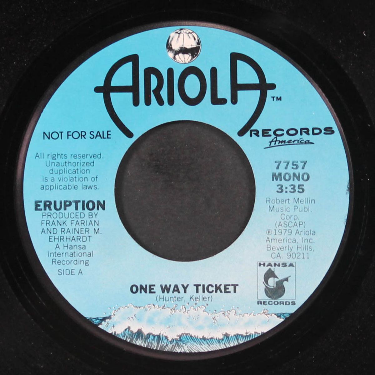 one way ticket / mono by ERUPTION