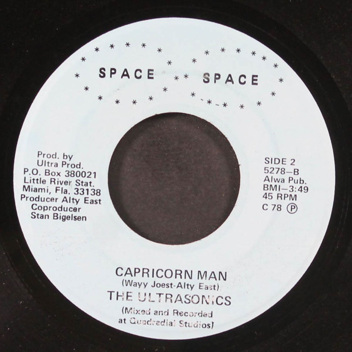set me on fire / capricorn man by FRANKY & JAMO / ULTRASONICS