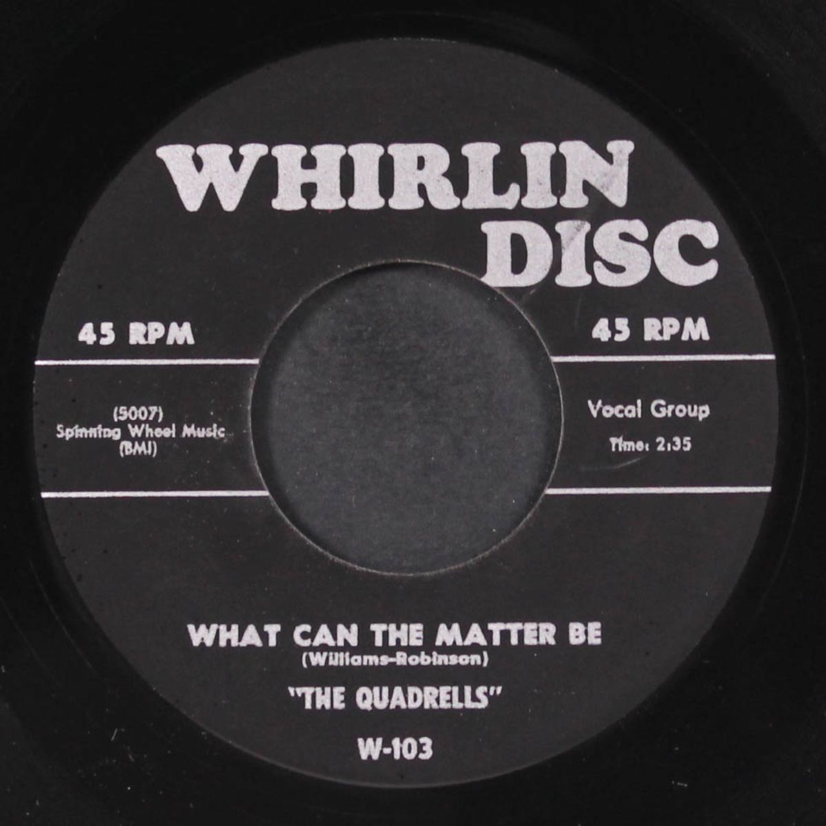 come to me / what can the matter be by QUADRELLS