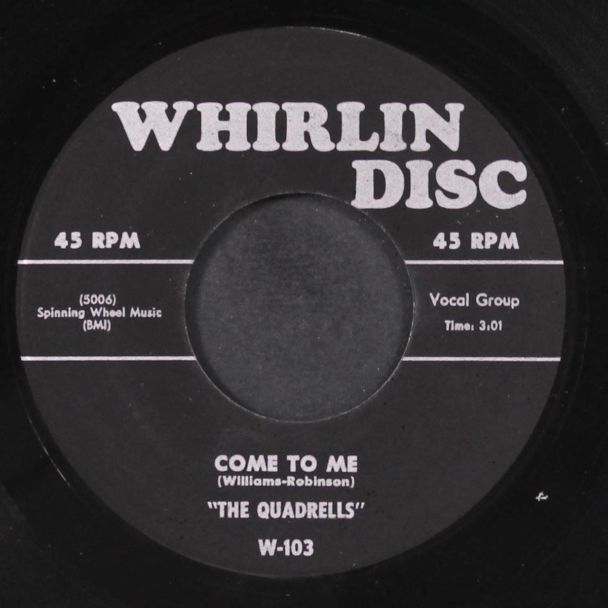 come to me / what can the matter be by QUADRELLS