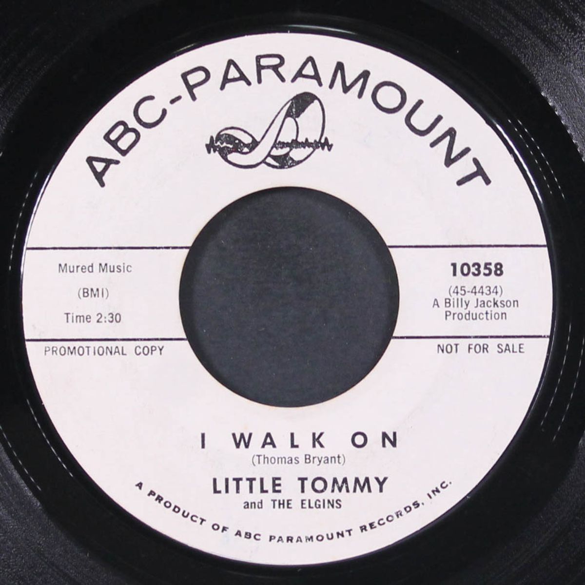 never love again / i walk on by LITTLE TOMMY & ELGINS