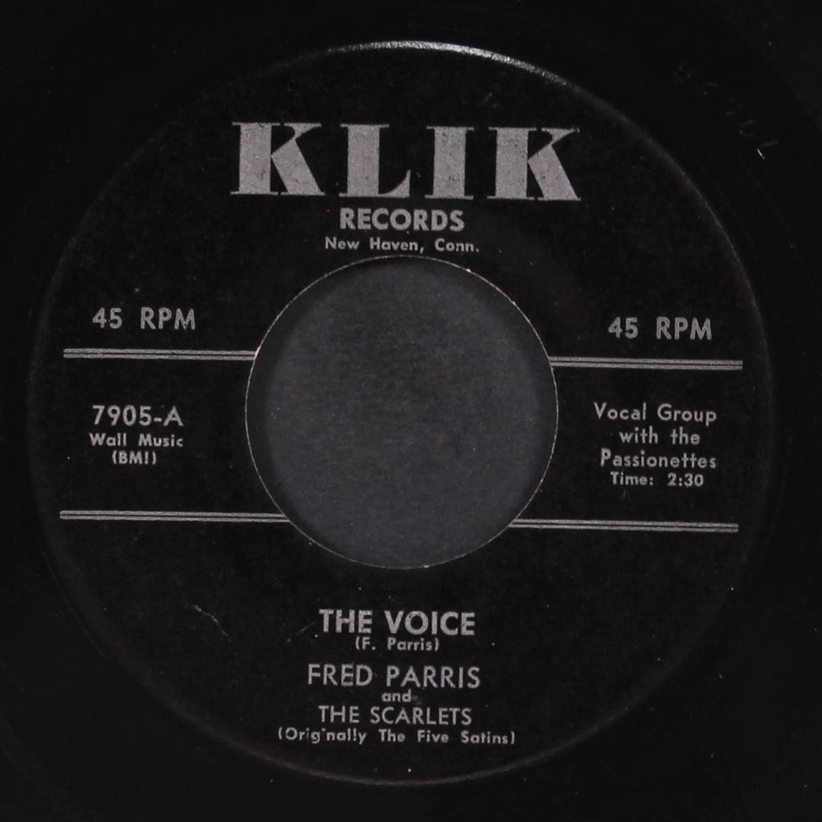 she's gone / the voice by FRED PARRIS & SCARLETS